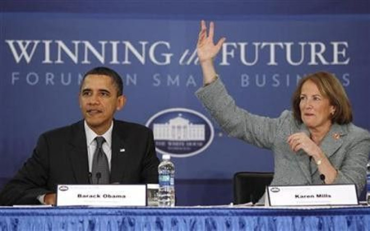 U.S. President Barack Obama speaks at the Winning the Future Forum on Small Business at Cleveland State University in Ohio