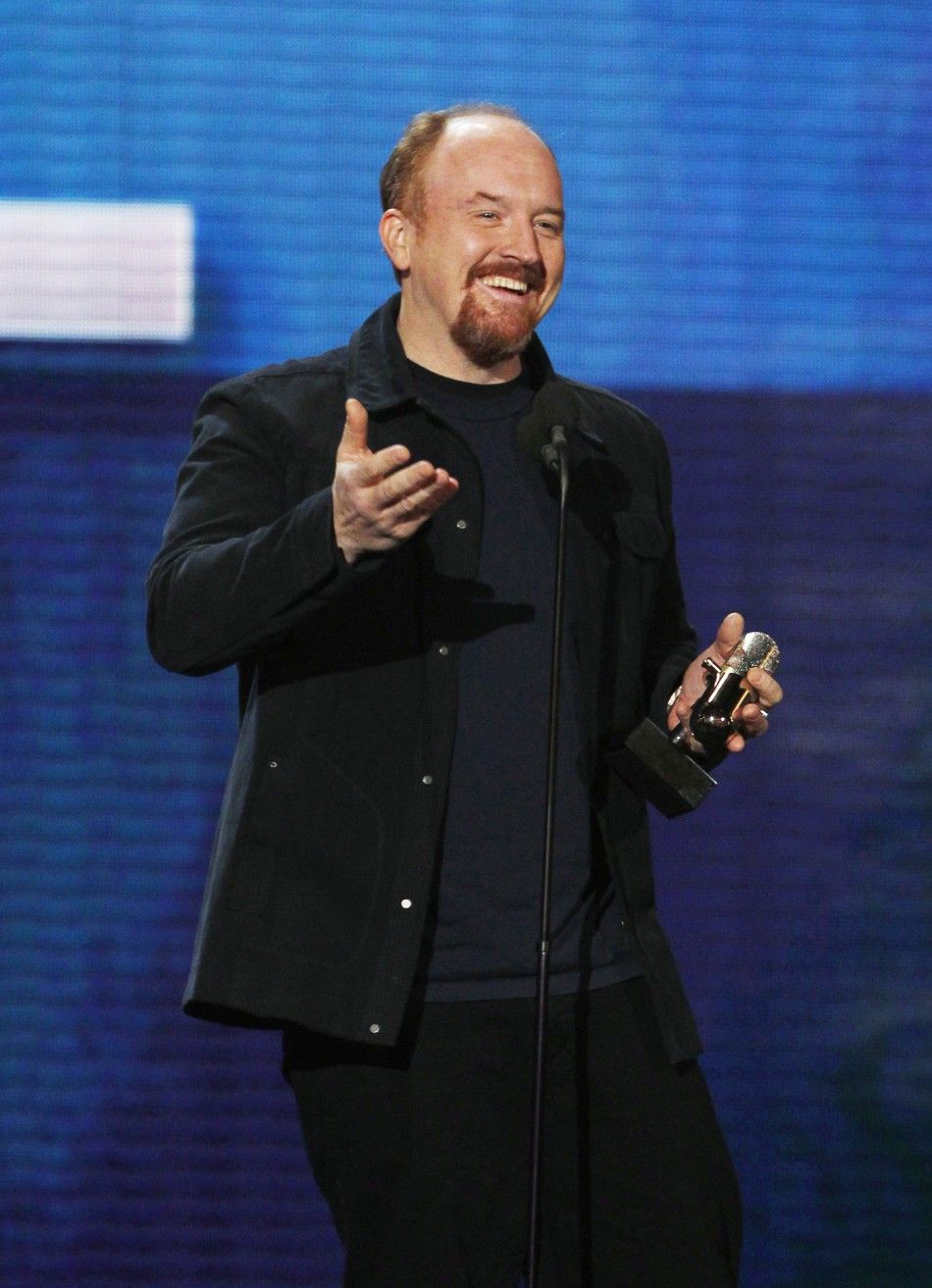Comedian Louis CK accepts the award for Best Stand-Up Special at quotThe Comedy Awardsquot in New York City