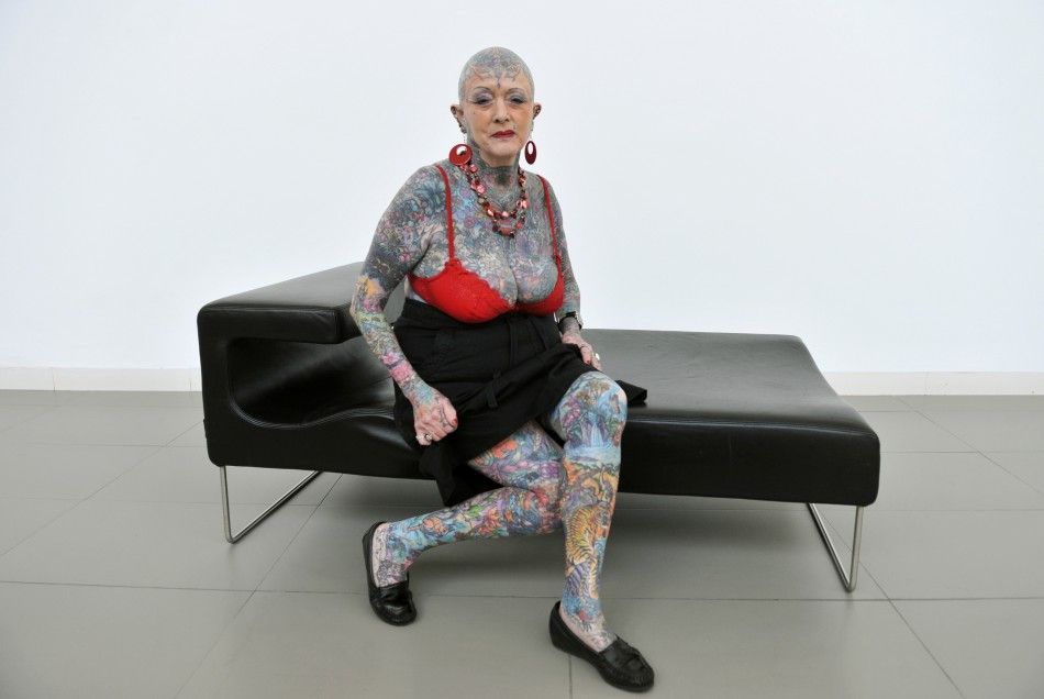 The most senior tattooed woman in the world