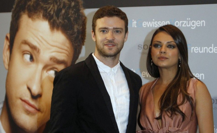 Justin Timberlake and Mila Kunis