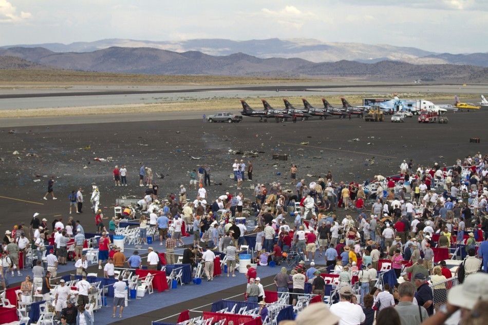 Vintage Plane Crashes at Reno Air Show 