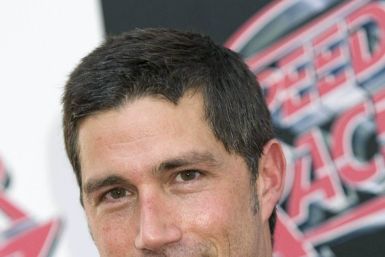 Actor Matthew Fox arrives at the premier of the film &quot;Speed Racer&quot; in Los Angeles, California