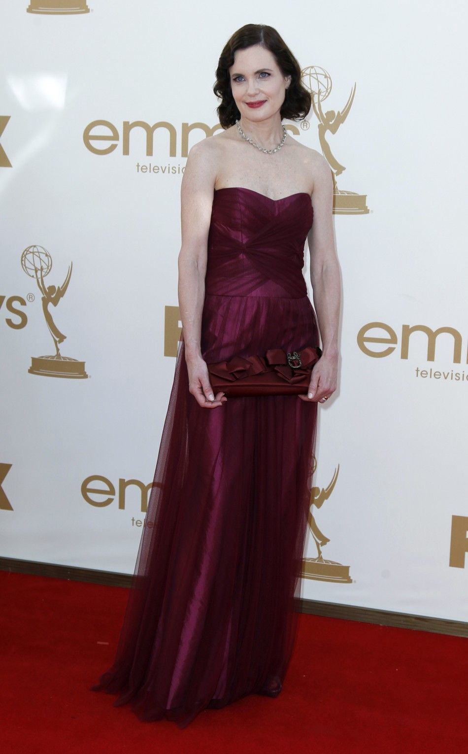 Actress Elizabeth McGovern arrives at the 63rd Primetime Emmy Awards in Los Angeles September 18, 2011.