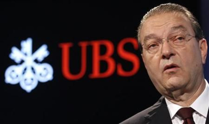 Swiss bank UBS CEO Oswald Gruebel  
