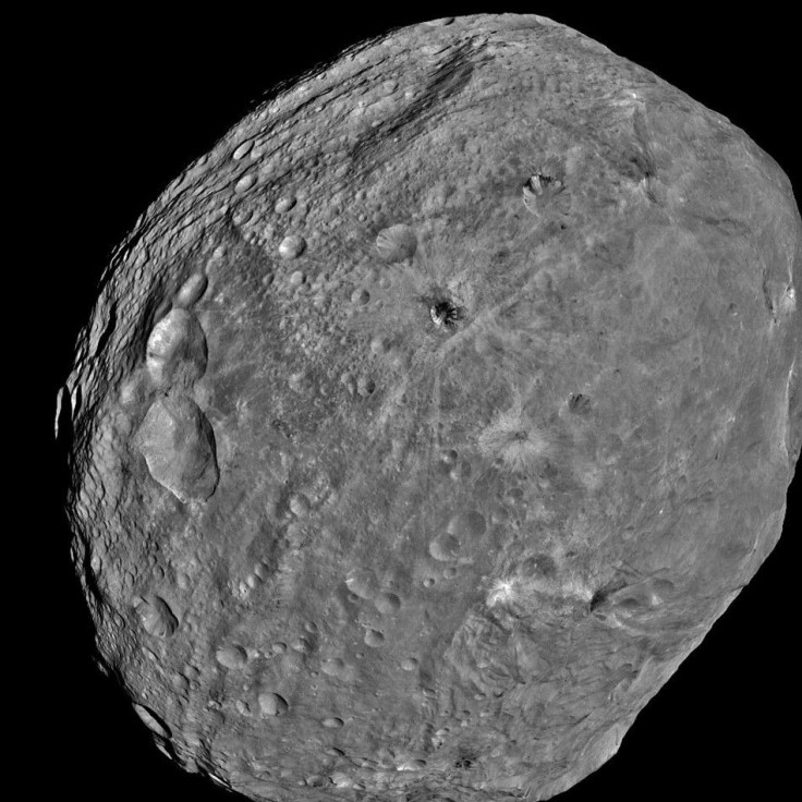 Handout photo of asteroid Vesta taken by NASA&#039;s Dawn spacecraft