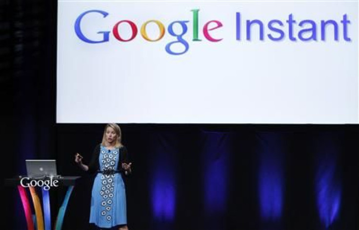 Google Inc vice president Marissa Mayer unveils Google Instant in San Francisco