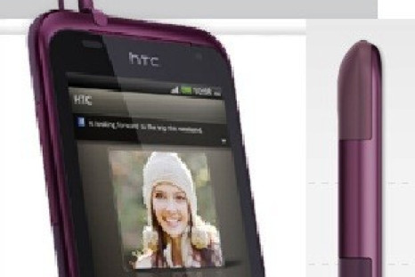 Screen-shot of HTC Rhyme, the new Android- smartphone.