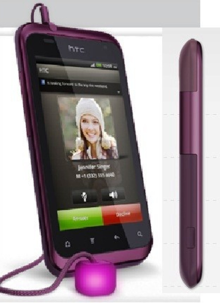 Screen-shot of HTC Rhyme, the new Android- smartphone.