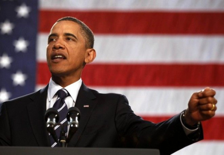 U.S. President Barack Obama speaks about the economy at the Cuyahoga Community College West Campus in Parma, Ohio, near Cleveland, September 8, 2010.