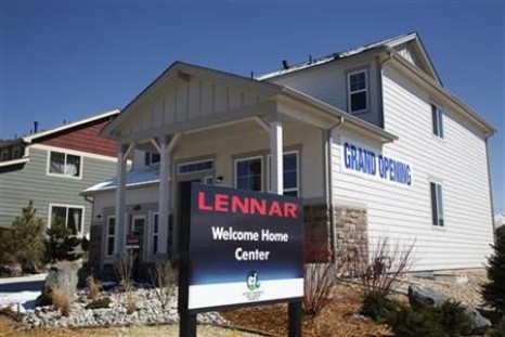 A Lennar model home is open for customers in a new neighborhood in the Denver suburb of Thornton