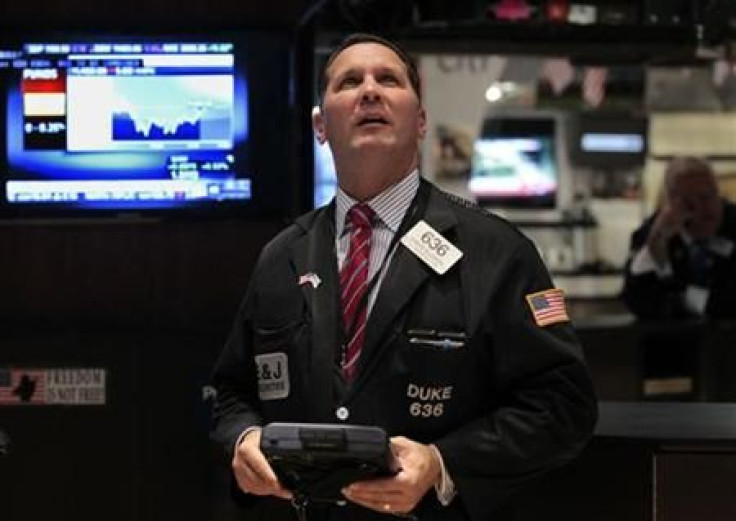 Trader Edward Curran on the floor of the New York Stock Exchange