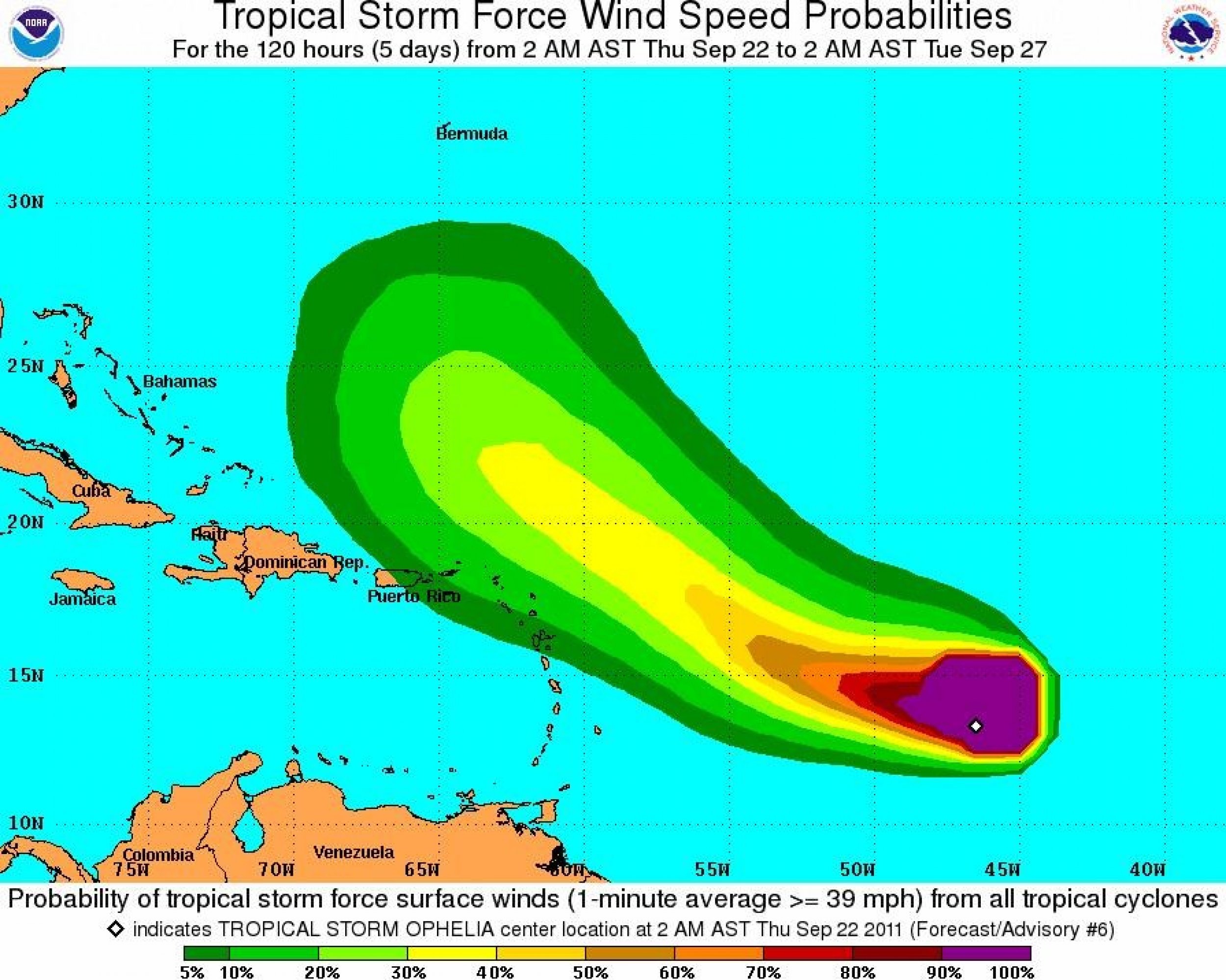 Tropical Storm Ophelia Strengthens Overnight [PATH & MAPS] IBTimes