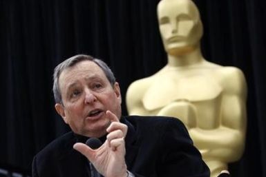Tom Sherak, president of The Academy of Motion Picture Arts & Sciences, speaks at a news conference during preparations for the 83rd Academy Awards in Hollywood, California