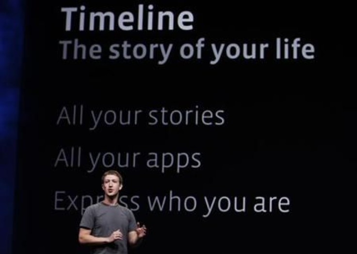 Facebook CEO Mark Zuckerberg introduces Timeline for Facebook in San Francisco