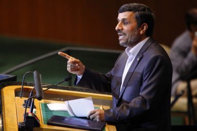 Ahmadinejad addresses the United Nations