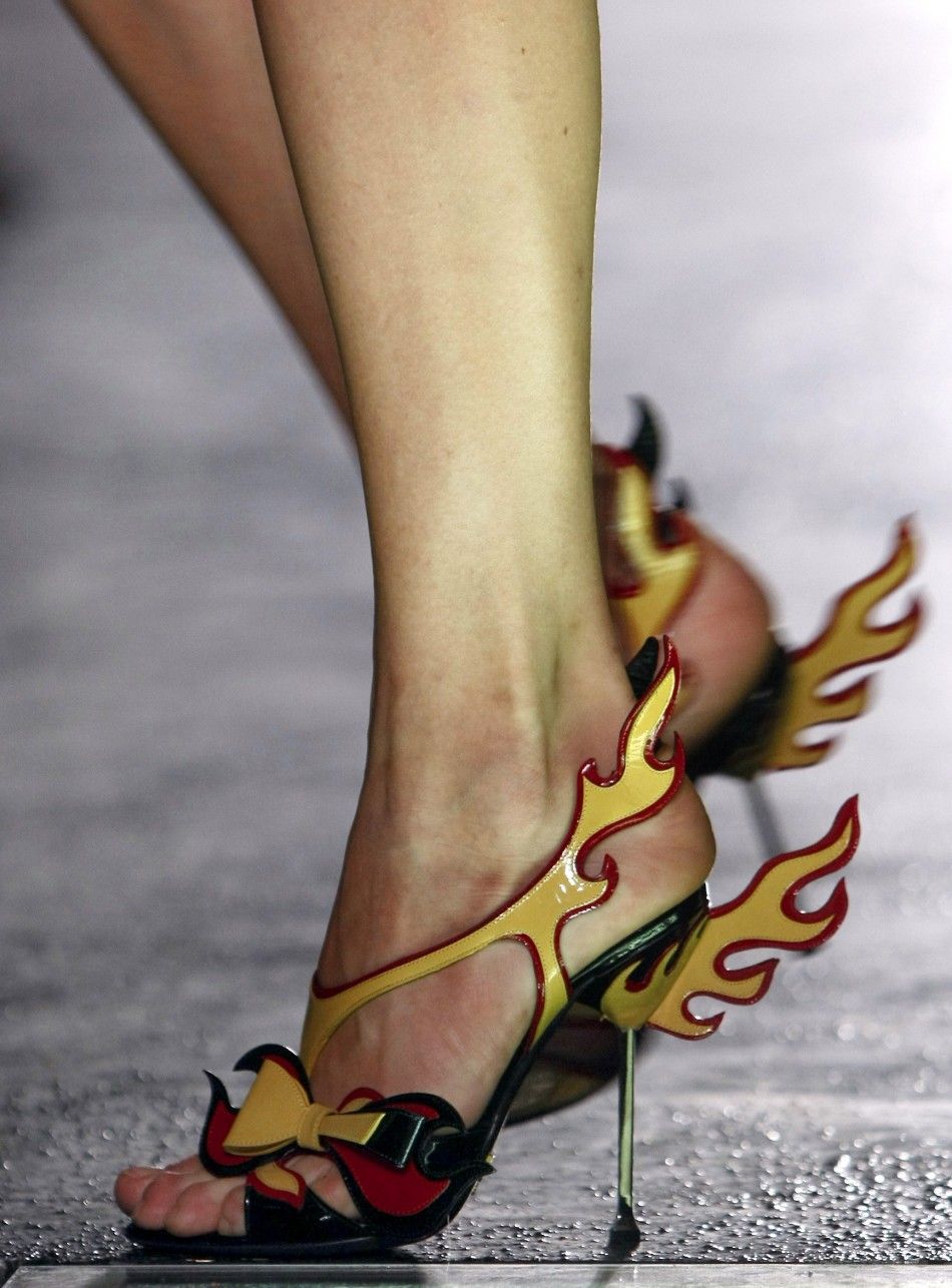 Unique Footwear Trends at the 2011 Milan Fashion Show.