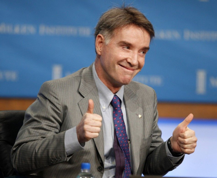 Eike Batista, Chairman and CEO, EBX Group gestures during the panel discussion 'Global Overview: Uncertainty Is the Only Certainty' at the 2011 The Milken Institute Global Conference in Beverly Hills, California May 2, 2011. REUTERS/Fred Prouser