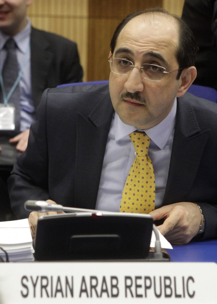 Syria&#039;s ambassador to IAEA Bassam Al-Sabbagh attends an IAEA board of governors meeting in Vienna