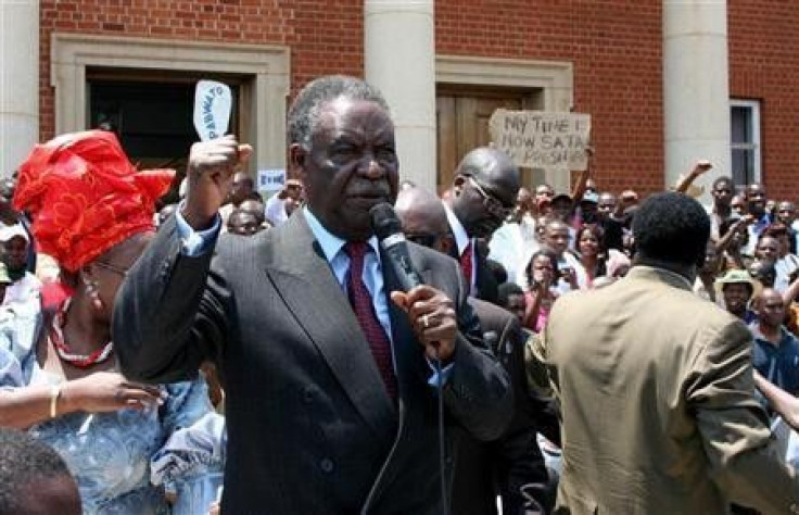 File photo of Zambia&quot;s newly appointed president Michael Sata,