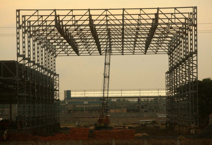 Factory Shade of India&#039;s top vehicle maker, Tata Motors&#039; new small car project is seen in Singur