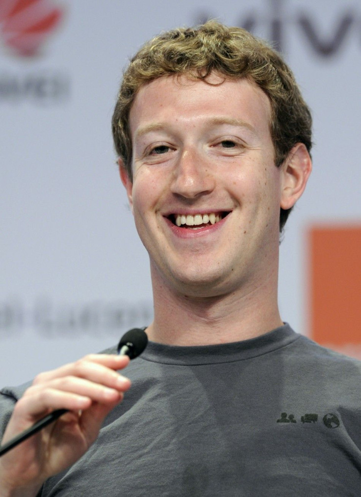 Founder and CEO of Facebook Mark Zuckerberg