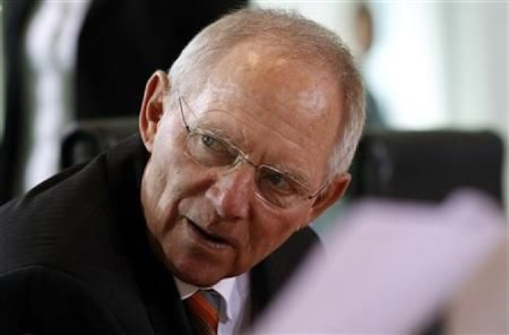 German Finance Minister Wolfgang Schaeuble