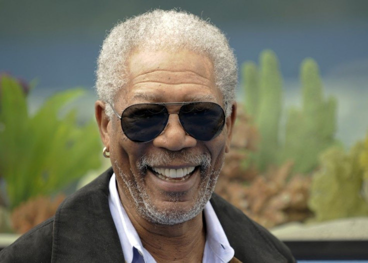 Actor Morgan Freeman arrives at the movie &quot;Dolphin Tale&quot; world premiere in Los Angeles