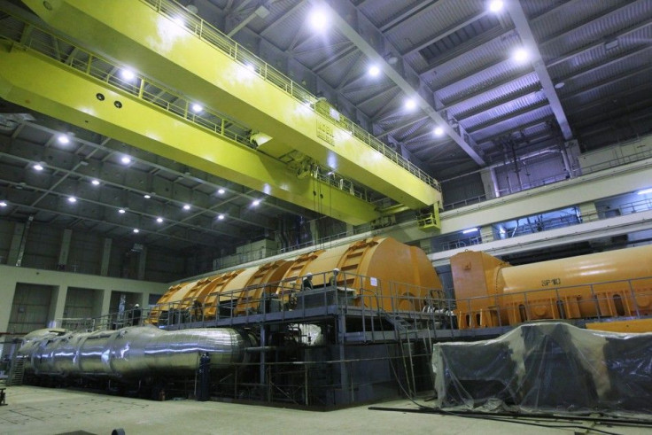 Interior view of Bushehr nuclear power plant, 1,200 km south of Tehran