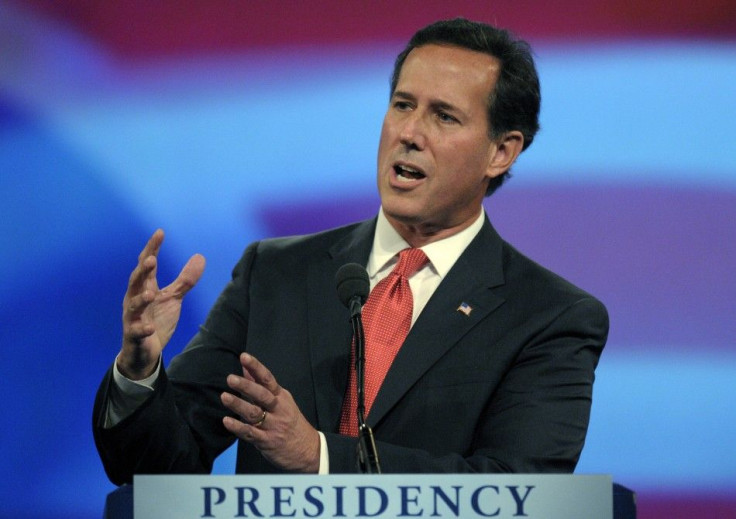 Rick Santorum at Debate