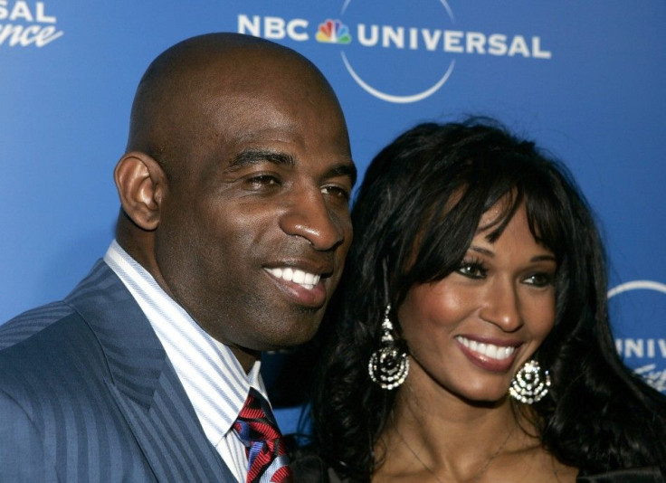Former NFL player Deion Sanders and his wife Pilar