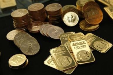 Gold Bullion and coins from the American Precious Metals Exchange (APMEX) is seen in this picture taken in New York