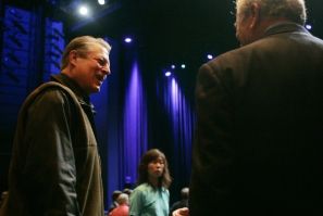 Former vice president Al Gore attends launch of new Apple tablet in San Francisco