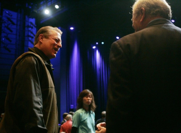 Former vice president Al Gore attends launch of new Apple tablet in San Francisco