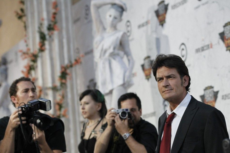 Sheen poses as he arrives for the taping of the television show &quot;The Comedy Central&#039;s Roast of Charlie Sheen&quot; at Sony studios in Culver City