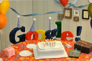 Screenshot of Google's new doodle