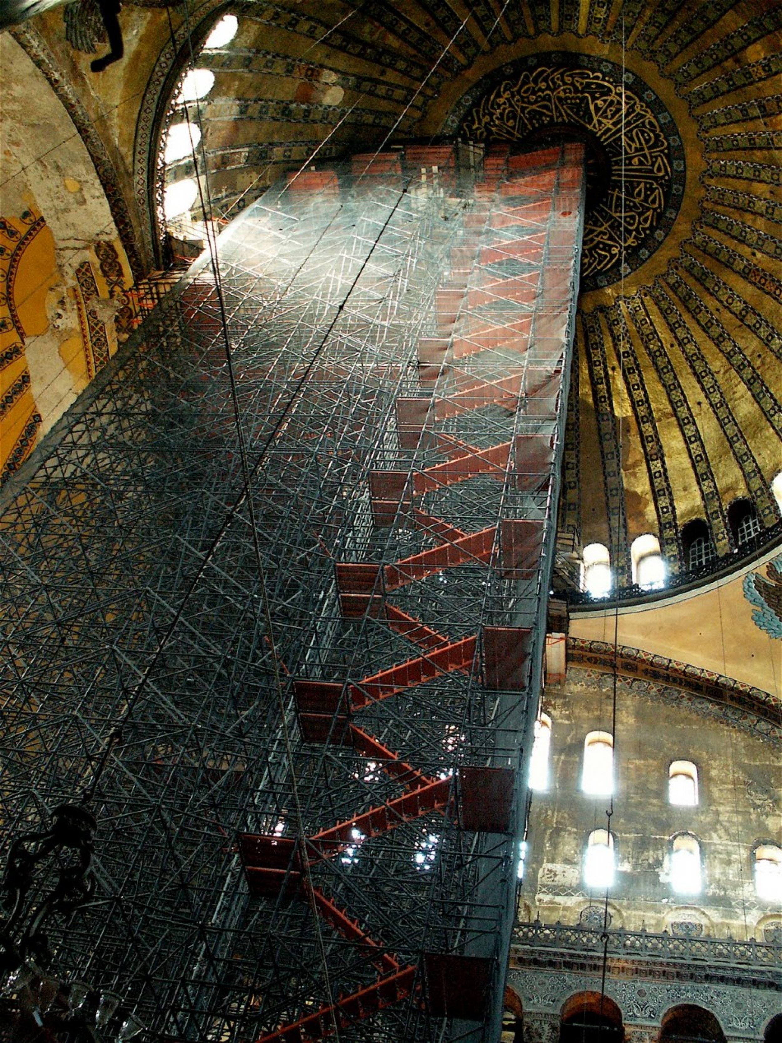 Hagia Sophia scaffold