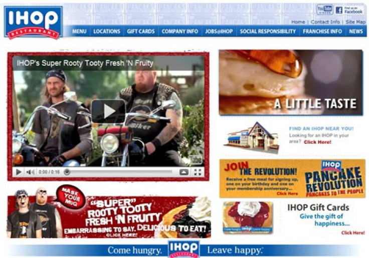 International House of Pancakes (IHOP) website