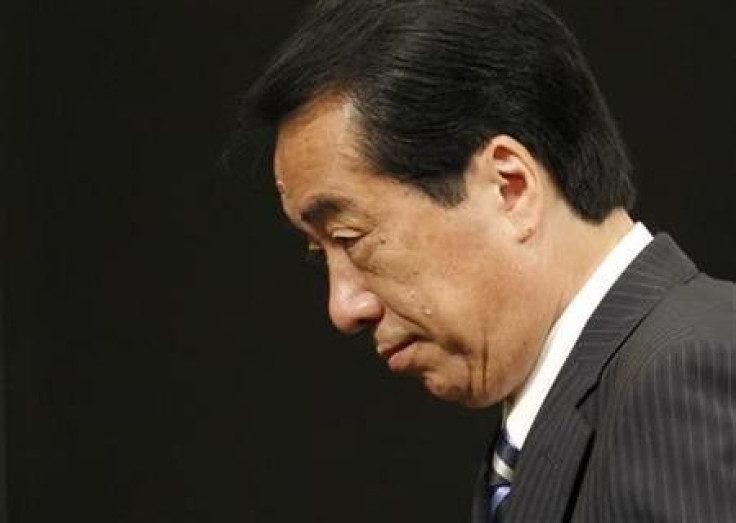Japan's Prime Minister Naoto Kan