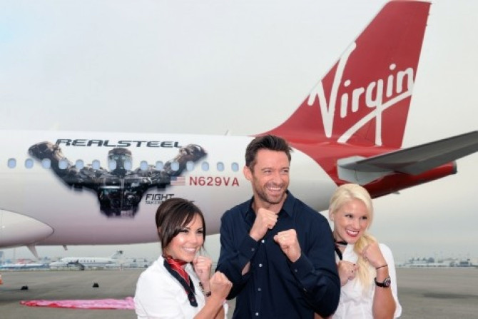 Virgin Group Promotes Hugh Jackman’s Real Steel with New Virgin America Plane