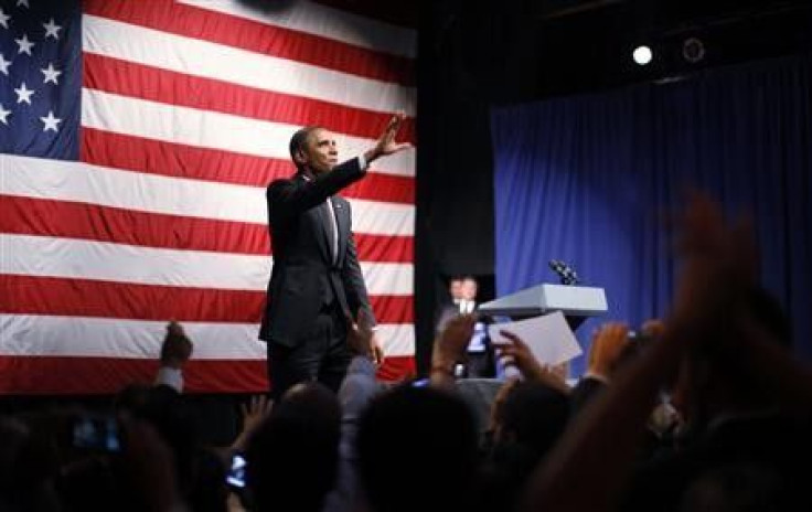 President Obama participates in an election campaign rally at the House of Blues in Los Angeles