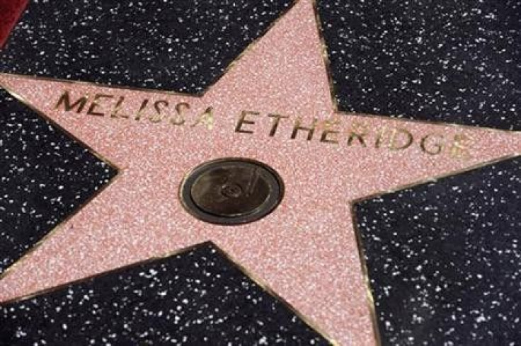 A star created for singer Melissa Etheridge is seen on the Hollywood Walk of Fame in Los Angeles