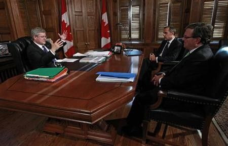 Flaherty mum after meeting on economy