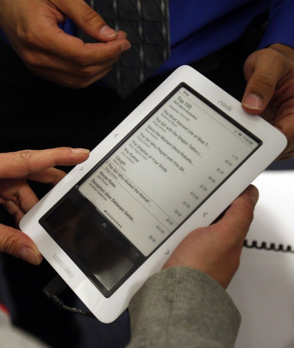 10 Kindle Fire is better suited to take on other e-readers. Nook pictured
