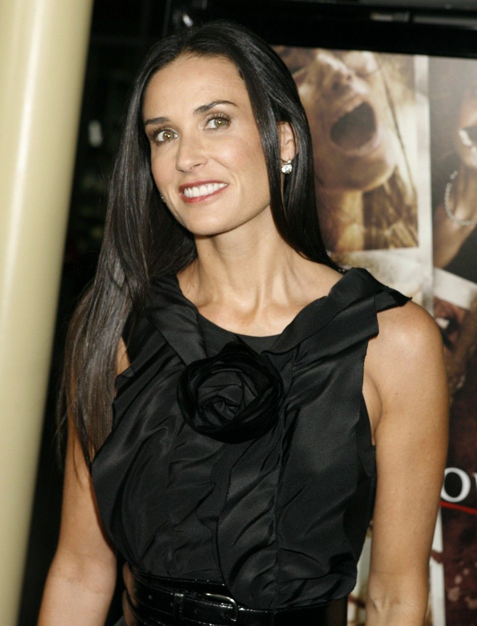 Actress Demi Moore arrives at the premiere of daughter Rumer Williss new film quotSorority Rowquot in Hollywood, California