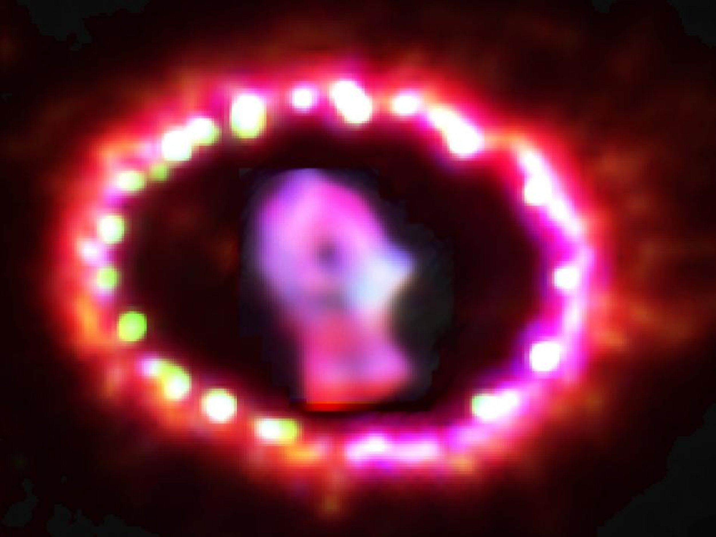 New Supernova Remnant Glowing
