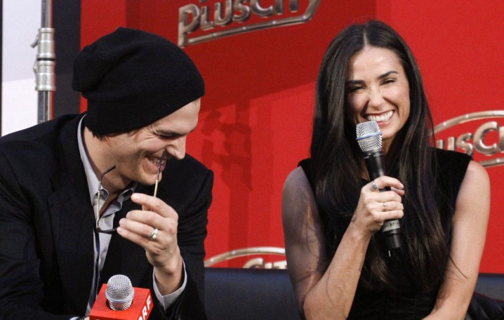 Ashton Kutcher and Demi Moore