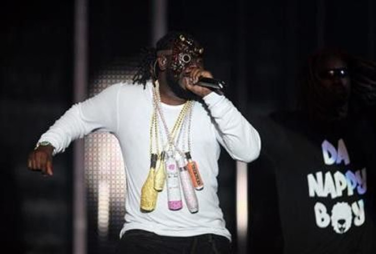 U.S. rapper T-Pain performs during the MTV Africa Music Awards in Lagos