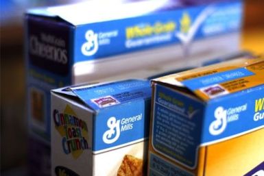 General Mills cereals are displayed on a kitchen counter in Golden, Colorado