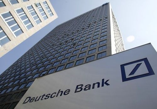 The Deutsche Bank headquarters in Frankfurt, Germany