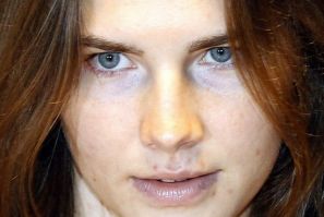 Amanda Knox arrives in court for her appeal trial session in Perugia